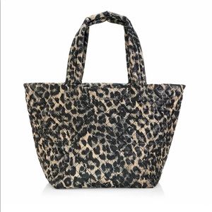 MZ Wallace Medium Metro Tote Deluxe in Animal Print plus matching link pouch!